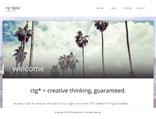 Tablet Screenshot of ctgdigital.com